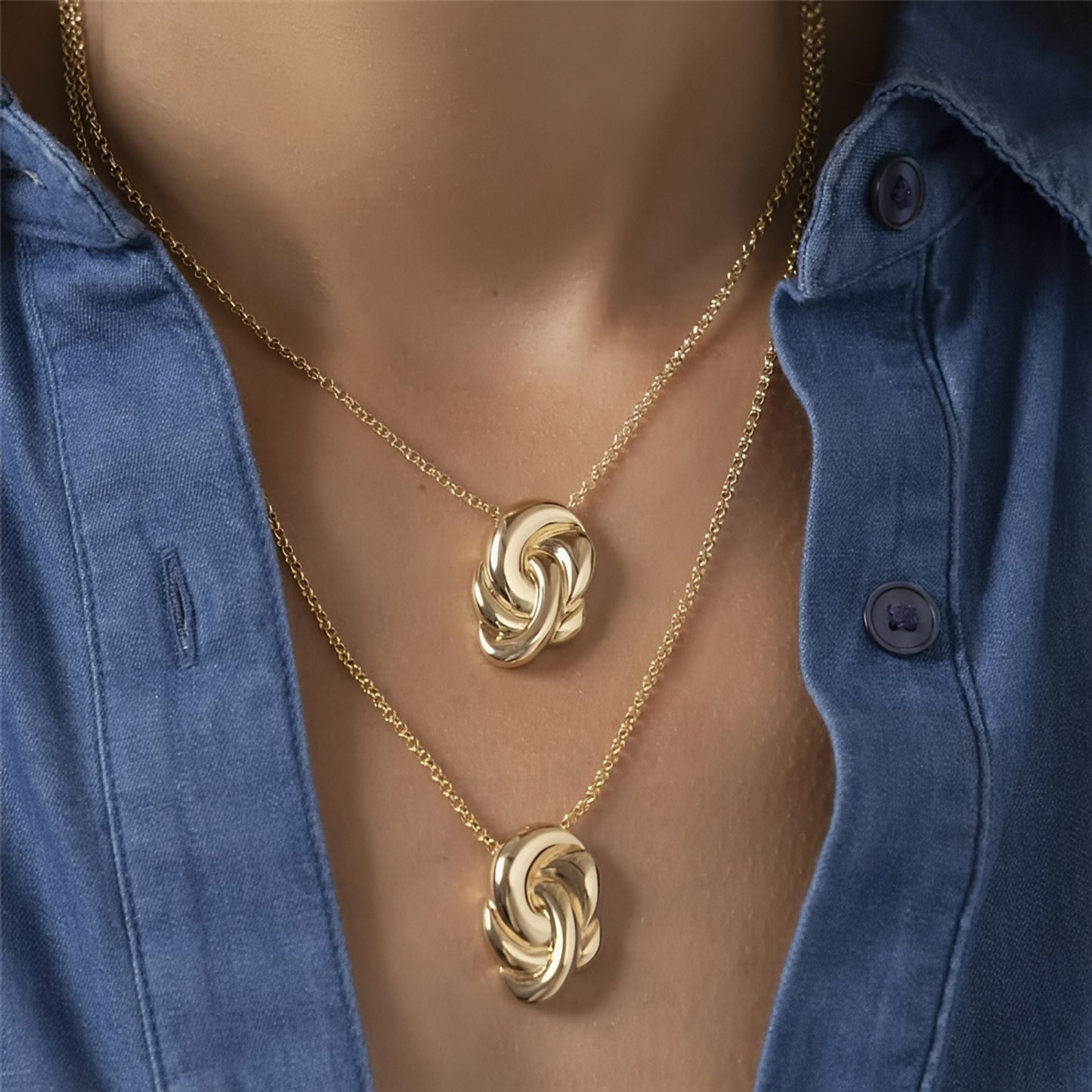 The Connection Knot Necklace for Meaningful Stacking