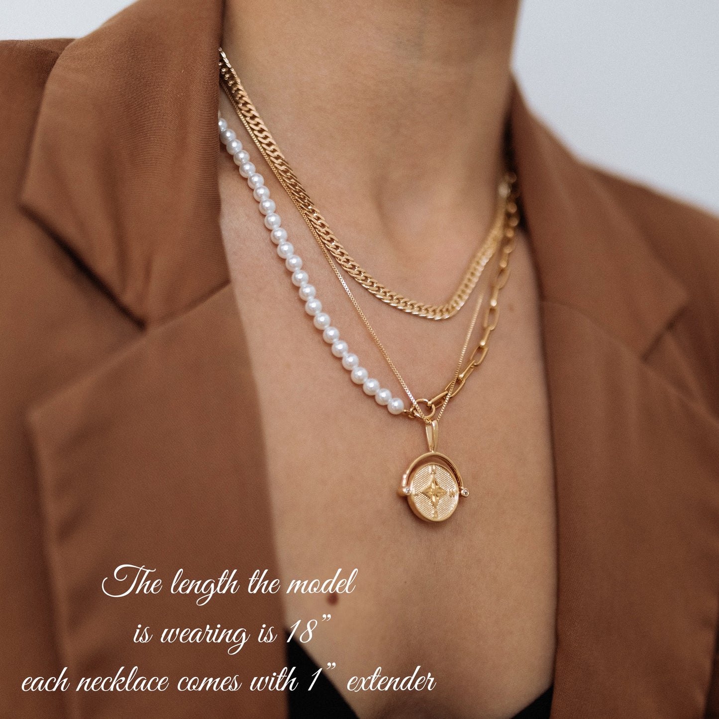 Compass Traveler’s Necklace
