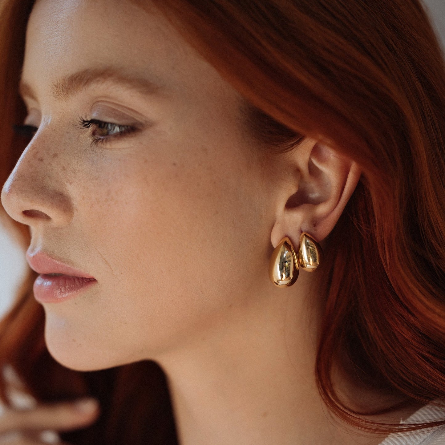 Teardrop Studs Earrings