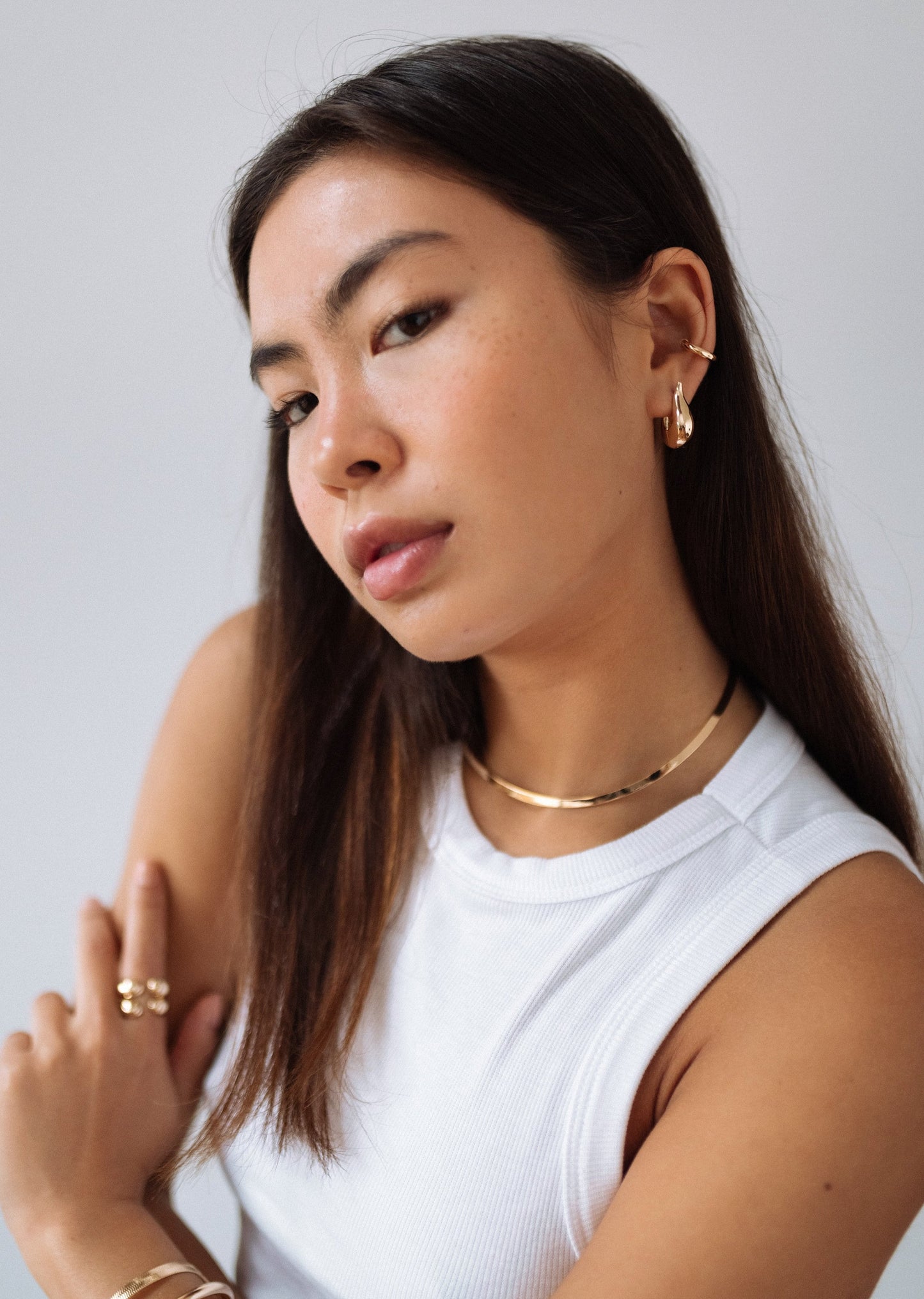 Minimalist Golden Teardrop Earrings