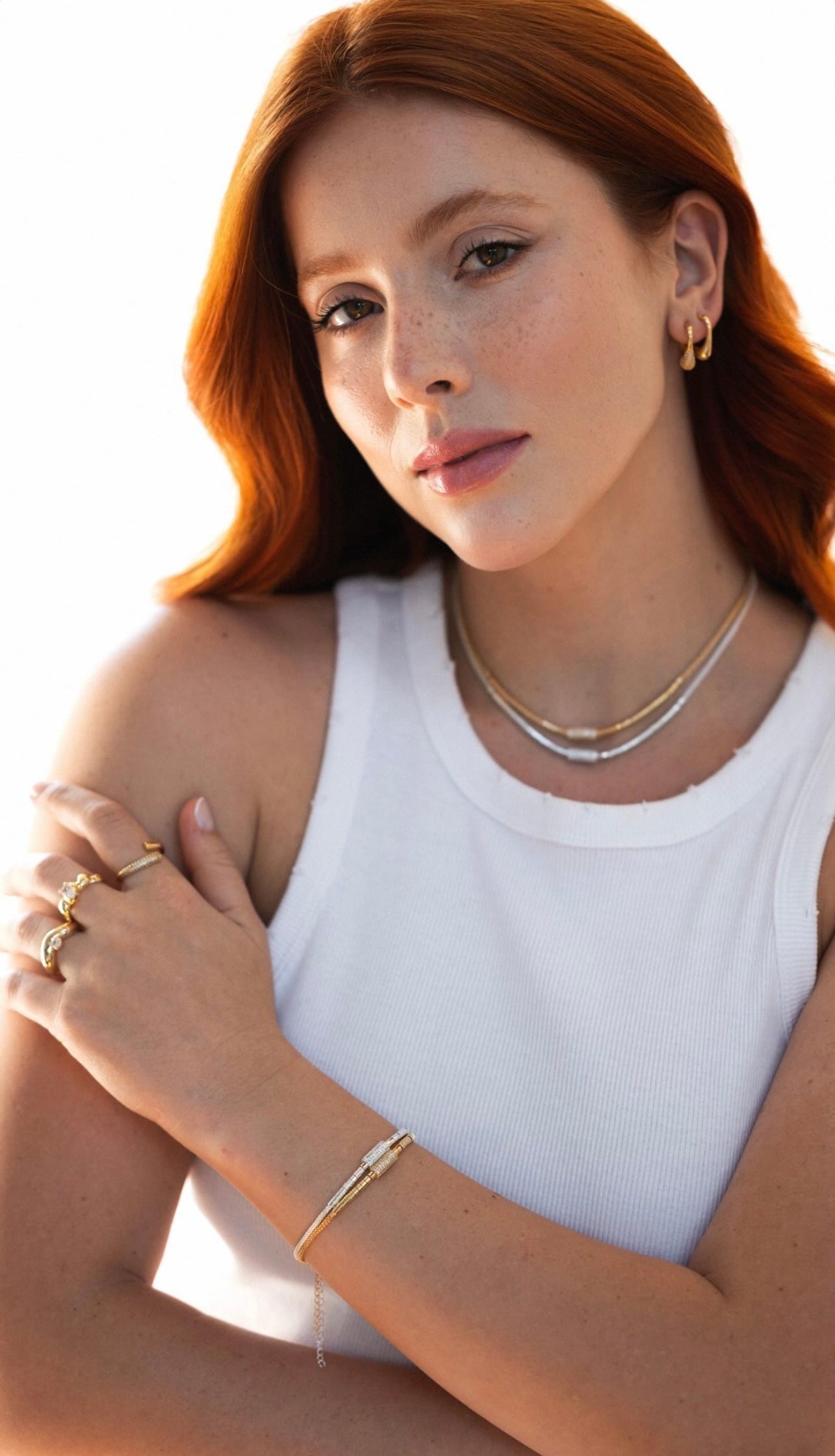 Minimalist CZ Mia Necklace