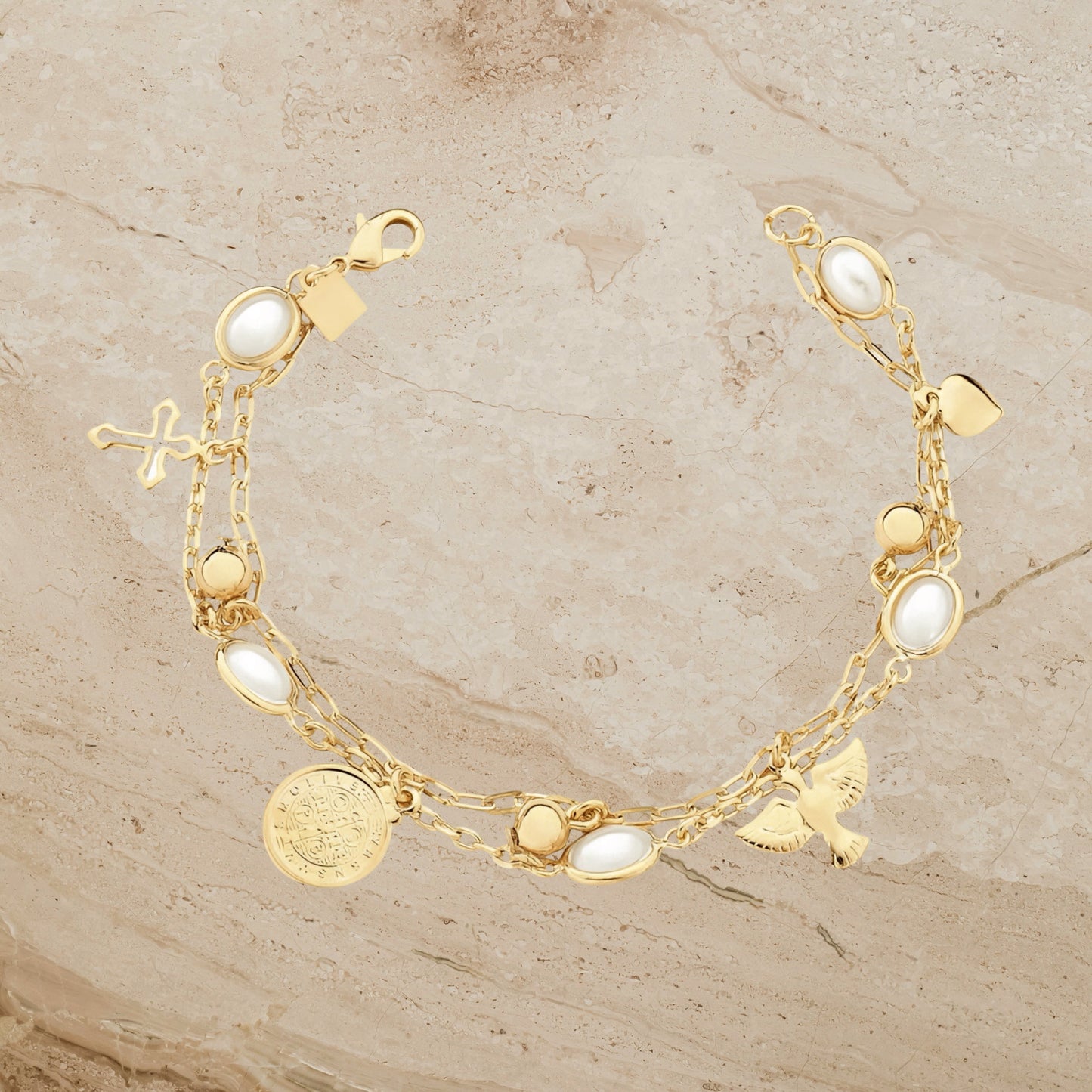 Faith & Love Charm Bracelet