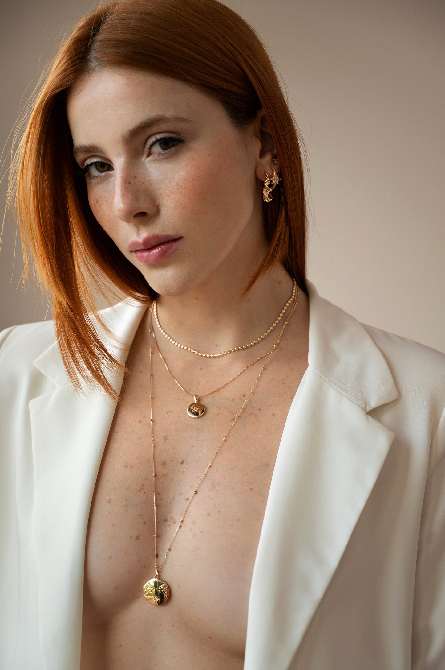 Minimalist CZ Circle Necklace