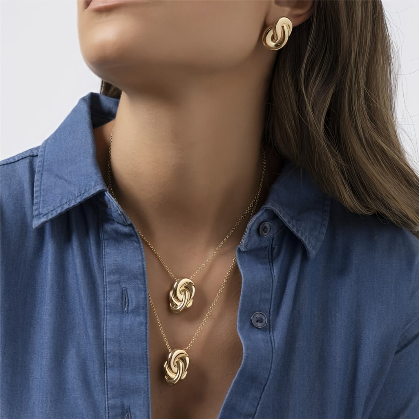 The Connection Knot Necklace for Meaningful Stacking