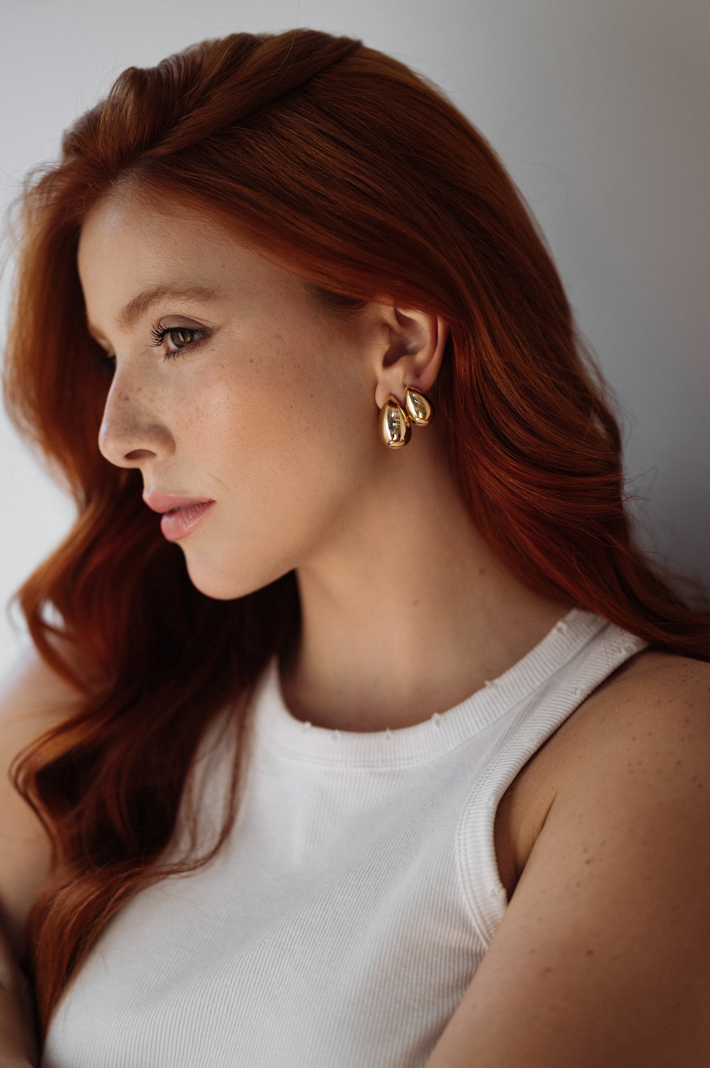 Teardrop Studs Earrings