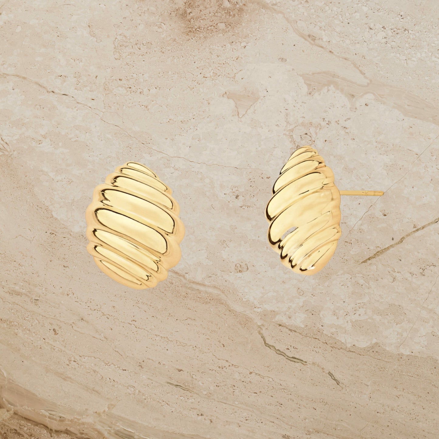 Vintage Parisian Inspired Croissant Earrings