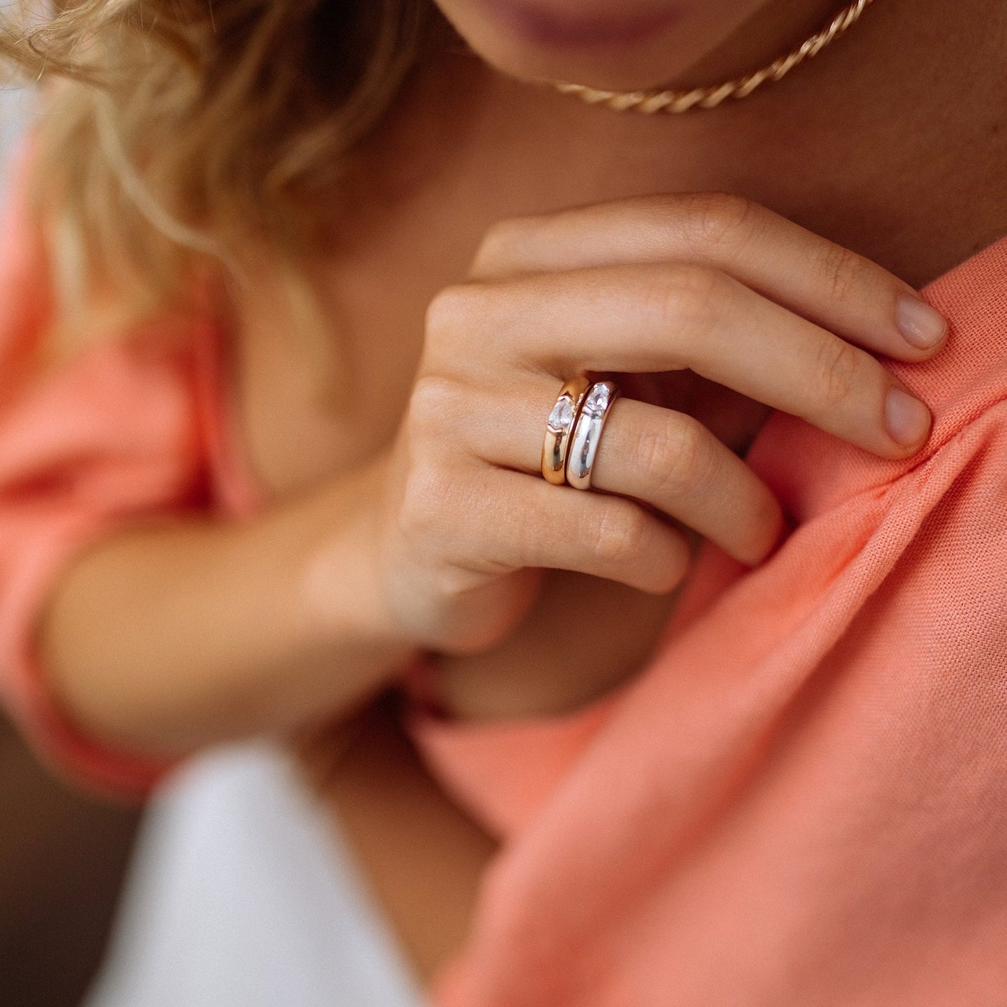 Minimalist Dome Ring