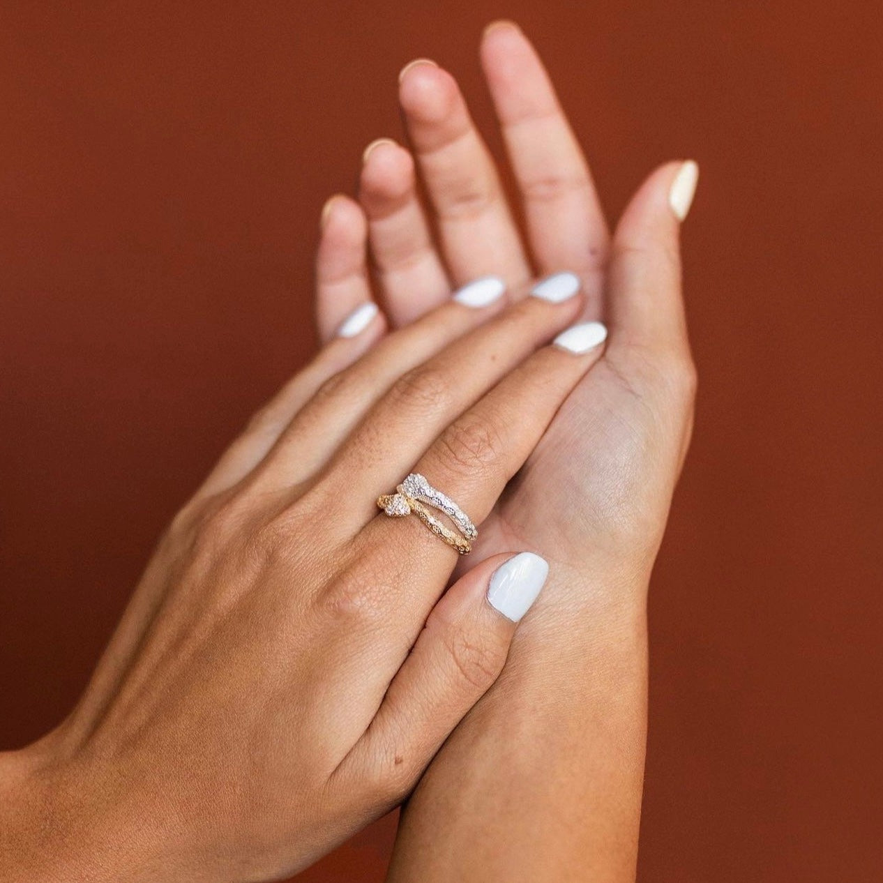 Snake CZ Ring.