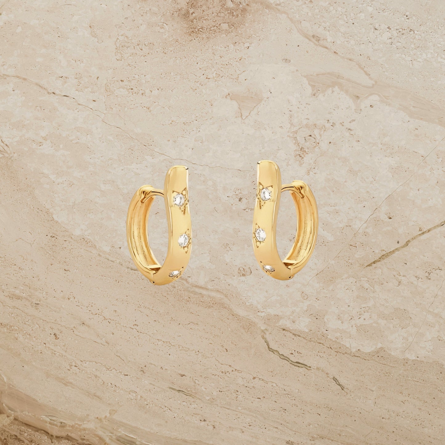 Classic Everyday CZ Hoops