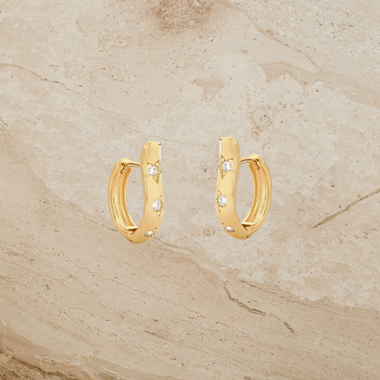 Classic Everyday CZ Hoops