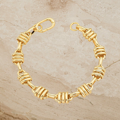 Bold Wrap-Link Bracelet