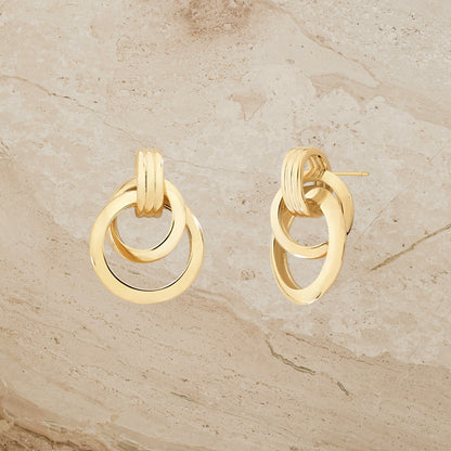 Vintage Inspired Knot Statement Earrings