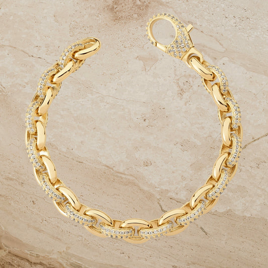Pavé Link Statement Bracelet