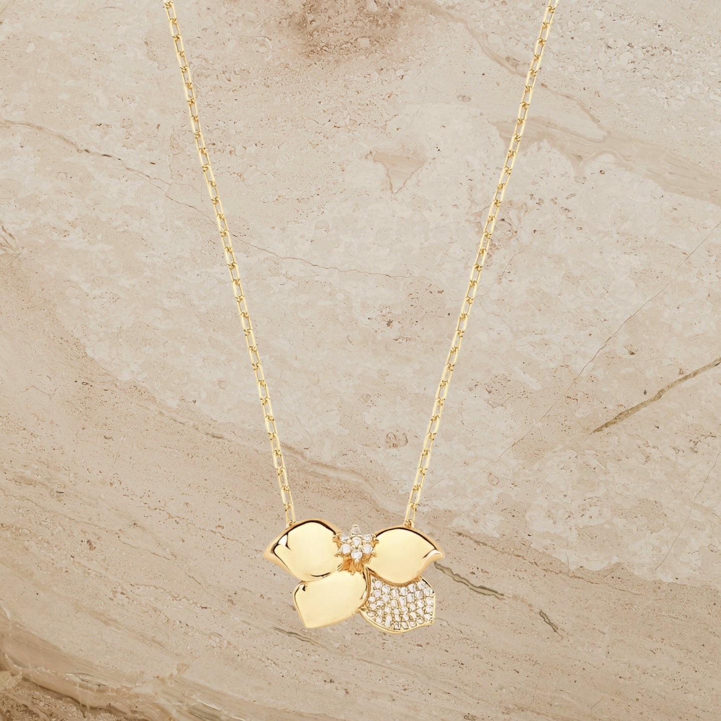 Lotus Bloom Necklace – Symbolic Floral Jewelry