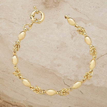 Bold Oval Link Bracelet