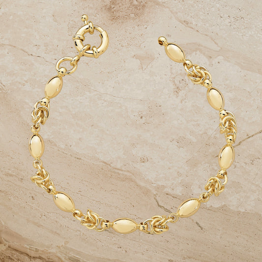 Bold Oval Link Bracelet