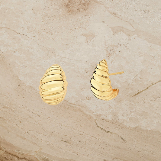 Vintage Parisian Inspired Croissant Earrings
